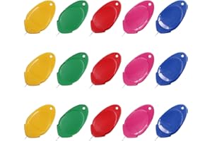 FuzlPnag 15 Pezzi Infila Ago in Plastica, Infila Aghi in Plastica per Cucire a Mano, Infila Ago da Cucire in Plastica,per Cucire e Artigianato DIY (Multicolor)