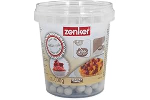 Zenker 62051 Sfere per Cottura Torte, Sfere da forno per pasta frolla, Sfere in ceramica da forno per base crostata, Ceramica, Bianco, 1,1 cm, 600 g, X 1