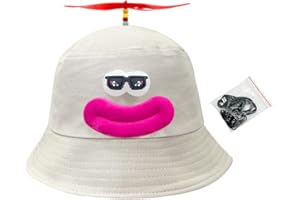 SIEBOLD Cappello eliche,Cappello con eliche,Cappello Elicottero,Divertente Cappello Festa,Adatto Per Adulti E Bambini Sport Viaggi All'Aperto Per Feste di Regali Forniture per Feste