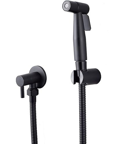 KIT DOCCETTA DOCCINO MISCELATORE BIDET BAGNO RUBINETTO PULIZIA WC Nero 366sw 86496543