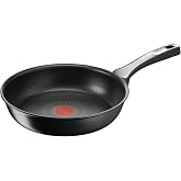 Tefal Unlimited On 28 cm Frying Pan, Induction Safe, Non-Stick, Titanium Coated, Thermo-Signal, Dishwasher and Oven Safe, Sta