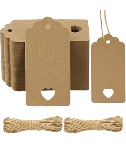 Thank You, labels, klein, 7 x 2 cm, cadeauhangers, etiketten met jute