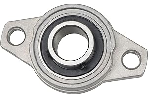 Anawakia Roulement à bride auto-aligné en alliage de zinc - Boîtier en alliage de zinc - Bride rhombique - Diamètre intérieur 25 mm - 1 pièce