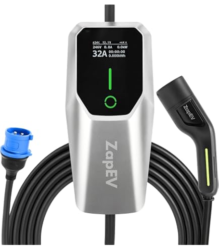 Zevpoint 7.5 kW EV Charger | Carry Bag + Wall Bracket + CEE Socket