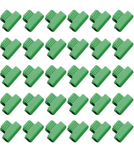 Clips de Serre à Haute Capacité de Charge - 100 Pièces Porte-plantes Clips de Serre à Haute Capacité de Charge - 100 Pièces Porte-plantes
