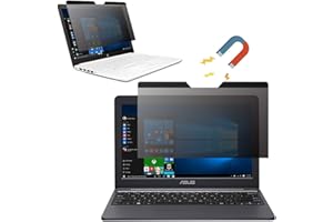 ‎FIIMOO FiiMoo Magnetic Privacy Filter für 14" Laptop, Easy On/Off Blickschutzfilter, Privacy Screen Filter, Anti-Hacking Blickschutz Folie für 14 Zoll Monitor (16: 9)