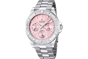 Festina Montre pour Femme F16690 Special Prices Boîtier en Acier Inoxydable Gris Bracelet en Acier Inoxydable