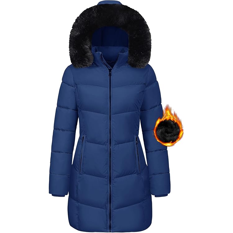 Yuson Girl Giubbotto Donna Invernale Foderato Giacca In Pile - 7