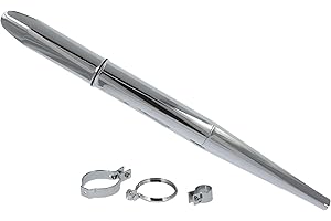 FEZ Auspuff - Zigarrenform (Spitztüte) - für Simson KR51/1 Schwalbe, SR4-2 Star, SR4-3 Sperber, SR4-4 Habicht