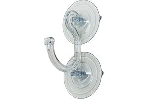 ADAMS @ WOWOOO Wreath Holder : Pro-Grade Double Giant Suction Cup : For Windows & UPVC doors