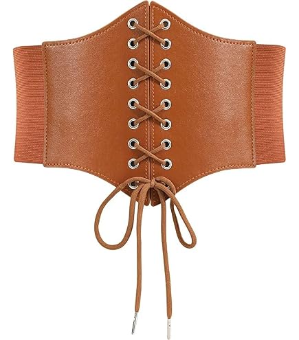 Ceinture Corset à Lacets Pour Femme - Style Rétro, Réglable, Avec Collier Choker Inclus - 7
