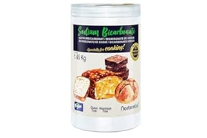‎NORTEMBIO Nortembio Natron Lebensmittelqualität 1,45kg 100% Natürlich, Aluminiumfrei, Vegan, Glutenfrei und zum Backen | Inkl. Gratis Rezept-E-Book