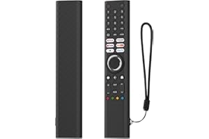 FTRONGRT Cover Compatibile con Xiaomi XMRM-P3, Ultrasottile e Leggero, Anticollisione, Cover Protettiva per Telecomando in Silicone.Nero