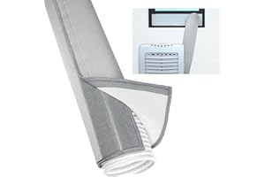 MSLing Cubierta de manguera de aire acondicionado Manga de manguera de CA aislada para embalaje portátil, cubierta protectora de disolación térmica, cubierta de polvo para tubos de escape de 5 y 6