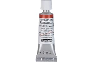 Schmincke - HORADAM® AQUARELL - finest artists' watercolours, 661 Burnt Sienna, 14 661 001, 5 ml tube