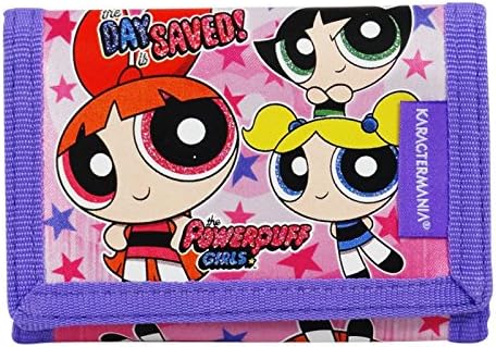 Powerpuff Girls Kid Wallet Coin Purse Card ID Photos Holder Children