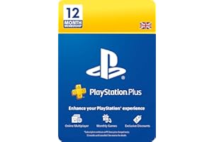 PlayStation Plus: 12 Month Membership | PS5/PS4 | PSN Download Code - UK account