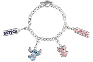 LILO AND STITCH KIDS EUROSWAN Stitch Jewellery Set of 5 Pieces, enfant, Polyester, Pink Topaz