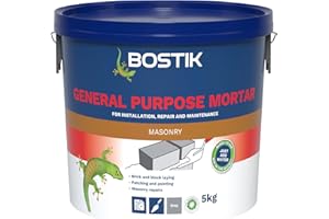 Bostik Cementone General Purpose Mortar 5kg - Ready Mixed Mortar, Just Add Water - for Interior & Exterior Repairs