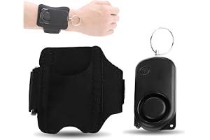 Alarme personnelle 120 DB avec Lampe de Poche LED, Alarme de sécurité personnelle avec Porte-clés pour Filles, Enfants, étudiants et Personnes âgées, Alarme d'urgence Portable