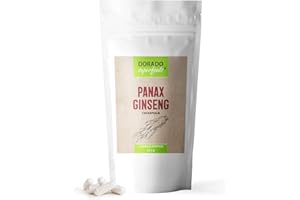 ‎DORADO SUPERFOODS Dorado Superfoods® koreanischer Panax Ginseng Kapseln, hochdosiert | 120 x Stück - 1680 mg Tagesdosis - vegan | C.A. Meyer - verkapselt in Deutschland