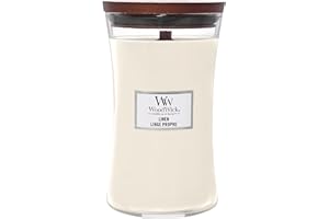 Woodwick Świeca Zapachowa, Szkło, Beżowy, do 130 godzin