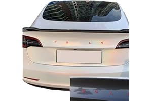 YK ZAOOER Queue Arrière De Voiture en Métal 3D Trunk Autocollant D'emblème Badge Autocollants pour Tesla Modèle S Modèle 3 Modèle X,Rouge