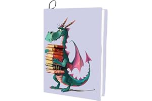 CRASPIRE Funda Elástica para Libros con Diseño de Dinosaurio, Color Morado, Lavable, Reutilizable, de Nailon, para Libros de Tapa Dura de 9x11 pulgada, Regalo de Libro de Texto
