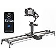 YC Onion 60cm/23inch Motorized Camera Slider, Carbon Fiber Motor Rail Slider, Video Mode & Time-Lapse Photography, 4-Axis linkage with Ronin RS 2/RS 3 Pro Stabilizer, 44lb Horizontal Load