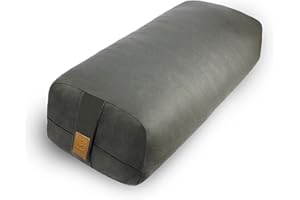 FELIZMAX Yoga Bolster Pillow (26x10.5x 5.5 in) Rectangular Yoga Pillow Supportive Meditation Cushion for Restorative Yoga 100% Cotton Meditation Pillow Supportive Yoga Accessories Reading Pillow Floor Pillow