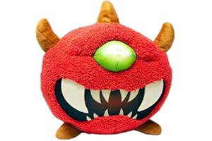 MayDee New game DOOM CLASSIC cosplay Cacodemon plush toy for kids, Multicoloured