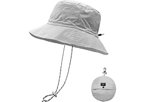 lifwimner Plegable Sombrero de Pescador Mujer Hombre Impermeable Sombrero de Sol Verano Playa Gorra Unisex con