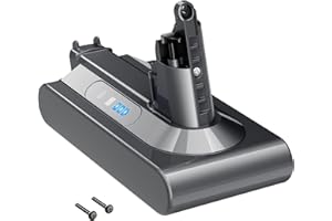 Keenstone 5000mAh Batterie pour Dyson V10 Animal Absolute Motorhead Pro Fluffy Plus Total Clean SV12 Extra Aspirateur, 25,2V