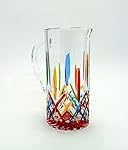 Brocca Opera in Vetro dipinta a mano Murano Style Venezia