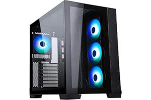 ITEK Case DARK CAVE - Gaming Tower, ATX, 4x12cm ARGB fan, 2xUSB3, Type-C, Side & Front Panel Temp Glass
