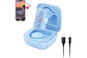 NTHREEAUTO TikTok Remote Scrolling Ring, Bluetooth Remote Control Page Turner for iOS iPad Android, Finger Scroller Remote for Tik Tok Camera Video Shutter Remote Selfie Button-Blue