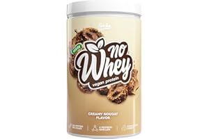 ‎ROCKA NUTRITION Rocka Nutrition NO WHEY veganes Proteinpulver | Pflanzliches Protein Pulver mit 20 g Protein pro Portion | Multikomponentenprotein | 100% Geschmack | 1 kg (Creamy Nougat)