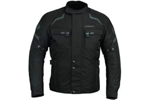 Freeday C-100 Blouson de moto d'hiver pour homme. 4XL Noir