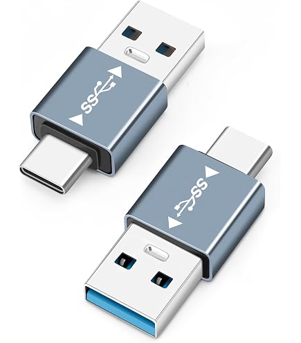 QIANRENON 4 Adattatori USB A A USB C 90° - 10Gbps, Ricarica QC60W/PD15W, Alloggiamento Alluminio - Foto 9