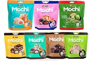 CANDYFRIZZ SELECTION Royal Family Mochi – Confezione da 8 Pezzi – Un viaggio tra 7 sapori irresistibili - Scegli il tuo Gusto Preferito! (Set da 3 Confezioni)