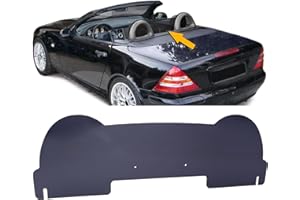 ‎CARPARTS-ONLINE Windschutz Windschott Acrylglas Smoke getönt für Mercedes SLK R170 96-04