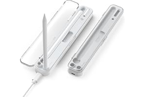 SIKAI Pencil Charger Holder Compatible with Apple Pencil, Wireless Charging Pencil Case for Apple Pencil 1nd/2nd Generation Case, Portable Apple Pecile Stand Holder Adapter