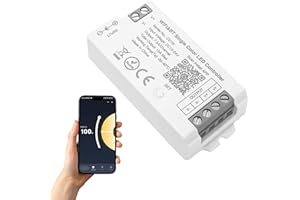 JBdusn DC12-24V C01W WiFi Contrôleur de bande LED monochrome