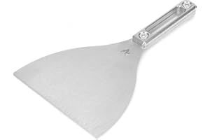 Grillrost.com Das Original Spatule pour Plaque de Cuisson & plancha - La spatule Ultime pour grillades