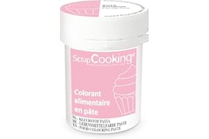 ScrapCooking Colorant en Pâte Rose Bonbon 20 g - Pour Pâtisserie - 4253