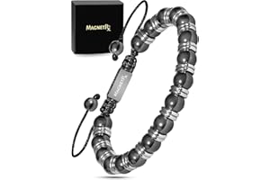 MagnetRX® Hematite Magnetic Bracelet - Beaded Magnetic Hematite Bracelets