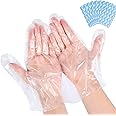 Premify 100pcs Paraffin Wax Hand Bath Liners | No Leakage Plastic Hand Covers Disposable Therapy Bags, Spa manicure Accessories For Women Men With 100 Stickers