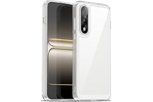 Liisooka Funda para OnePlus Nord 5 5G, Militar de Protección contra Caídas, Anti-Amarillo, Antiarañazos, Carcasa Trasera de PC Duro, Case Ultrafina a Prueba de Golpes, Transparente