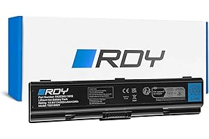 RDY Laptop Akku PA3534U-1BRS PA3534U-1BAS PA3533U-1BRS Notebook Batterie für Toshiba Satellite A200 A300 A500 L200 L300 L500 L300D L305 L450 A505 A305 A210 L505 (Kapazität: 4000 mAh 10.8V)