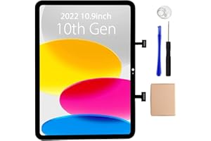 bestbargainhouse Screen Replacement for iPad 10th Generation 2022 A2757 A2696 A2777 10.9 Inch Front Glass Touch Screen Digitizer with Tools Kit Adhesive Tape